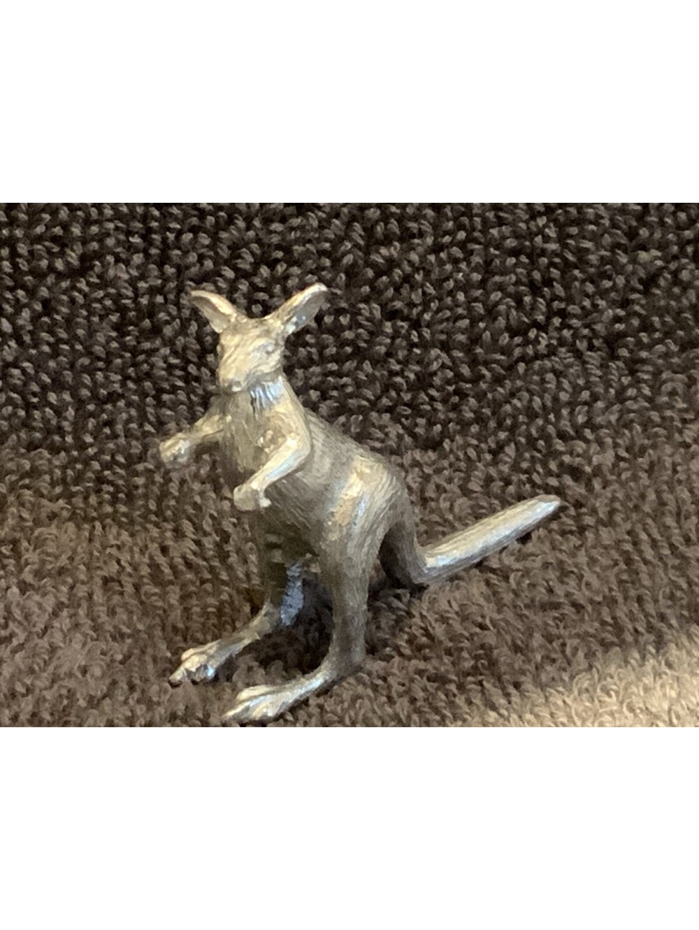 Detailed Miniature Metal 1.5” Kangaroo Figurine